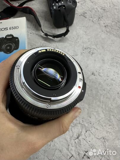 Фотоаппарат canon 650d с объективом sigma 17-50