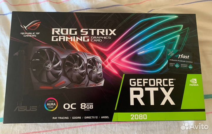 Видеокарта Nvidia Geforce RTX2080 (бронь)