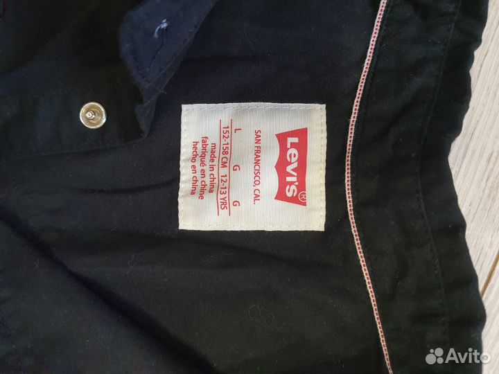 Рубашка levis новая (рост 152-158) 13 лет(s)