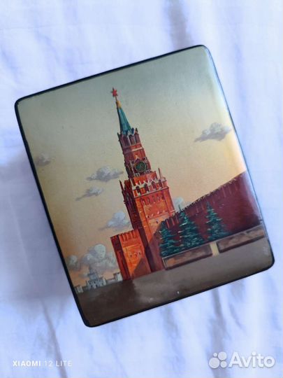 Шкатулка Спасская Башня кремль 1960-е
