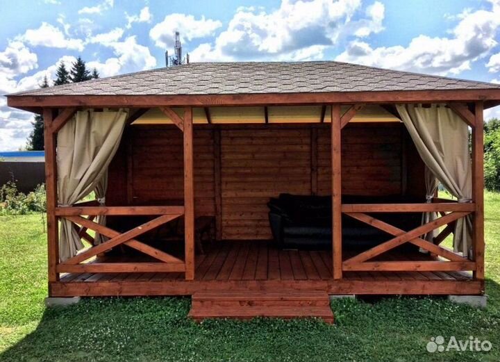 Деревянные беседки
