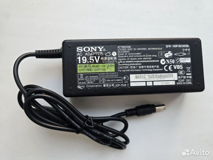 Блок питания Sony 19.5V 3.9A 75W 6.5x4.4