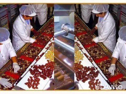 Упаковщик конфет вахта/оплатим проезд