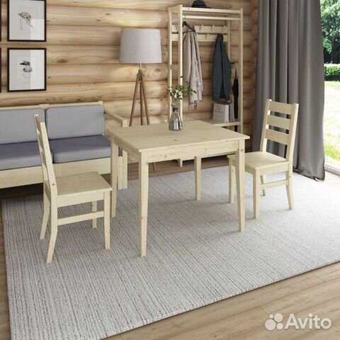 Мебель обеденная из дерева. Столы и стулья