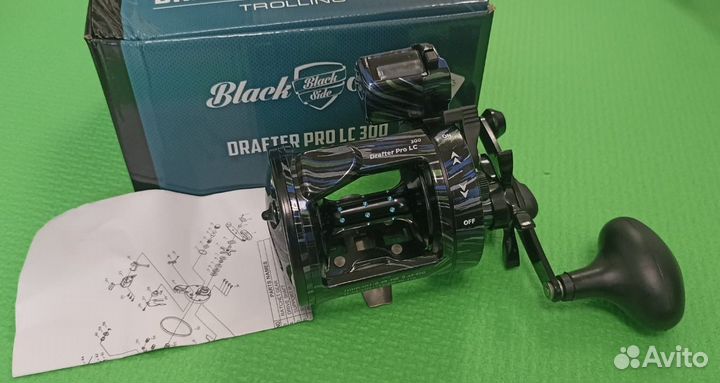 Катушка для троллинга black side drafter PRO LC