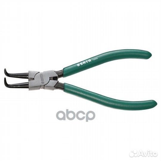 72005 Щипцы для стопорных колец сжим гнутый SAT
