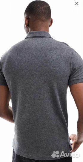Поло Polo ralph lauren, цвет серый, размер M
