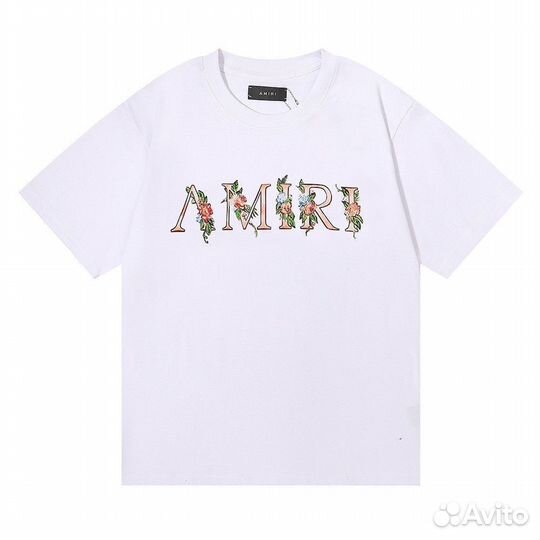 Футболка Amiri с цветами