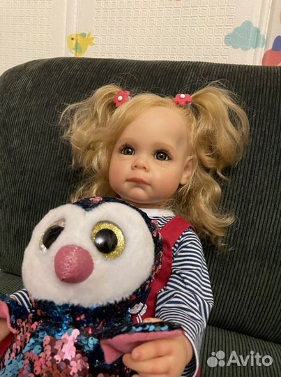 Кукла Реборн,55 см, Можно купать