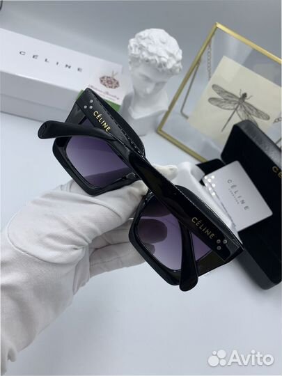 Солнцезащитные очки Celine черные (525)