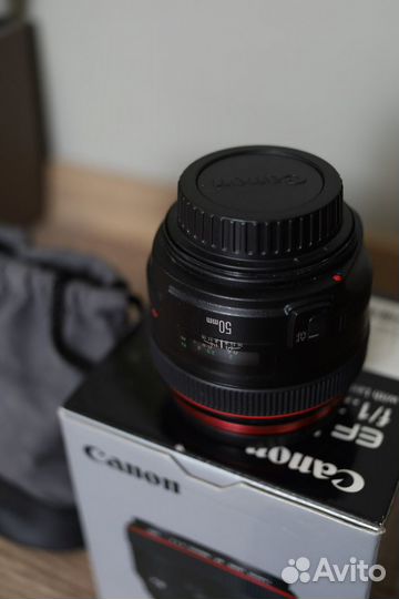 Объектив Canon 50 mm 1.2
