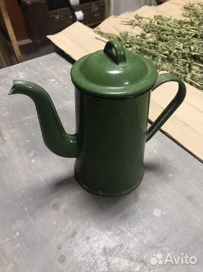 Кофейник эмалированный СССР