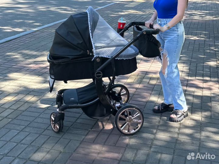 Коляска luxmom 3 в 1 бу