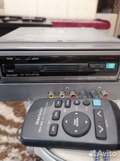 Alpine телевизор, монитор выдвижной