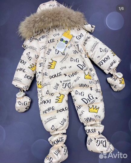 Зимний комбинезон для девочки