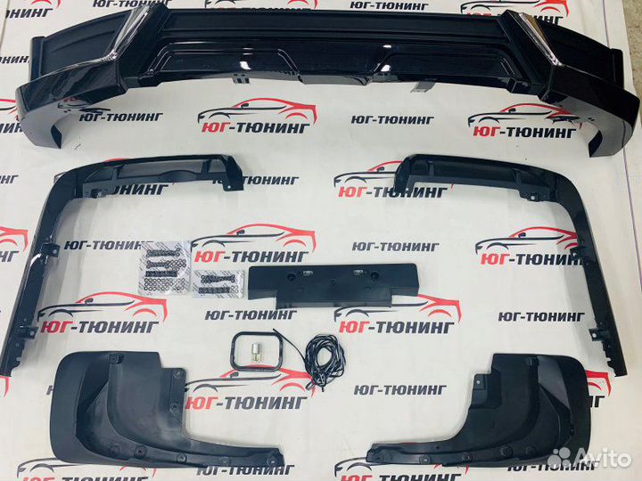 Обвес TRD Toyota Land Crusier 200 2015 + black