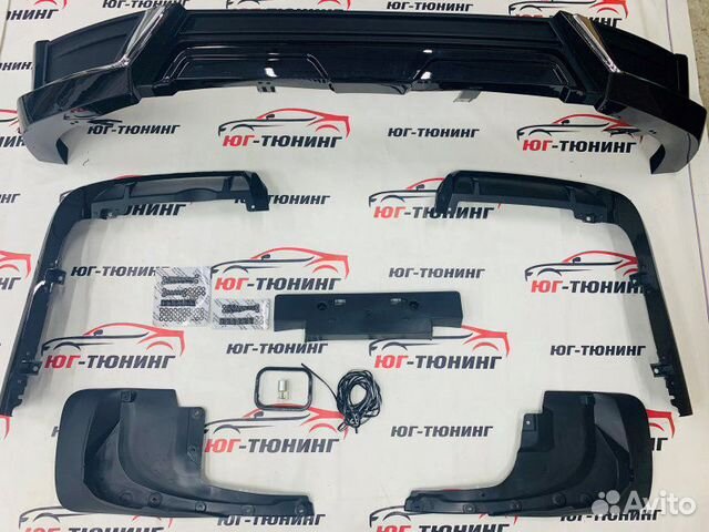 Обвес TRD Toyota Land Crusier 200 2015 + black