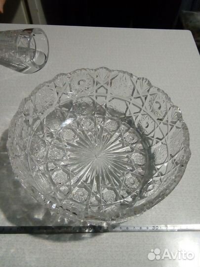 Салатник хрустальный большой