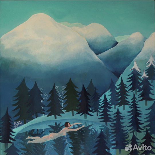 Катина масло холст