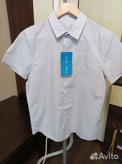 Рубашка для мальчика 164 новая