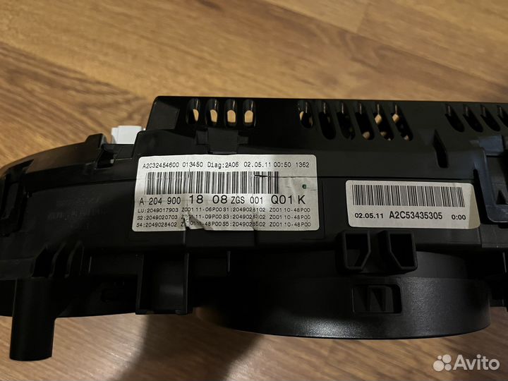 Панель приборов mercedes