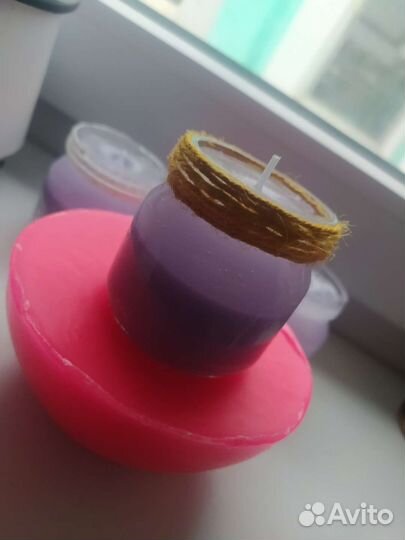 Ароматическая свеча лаванда