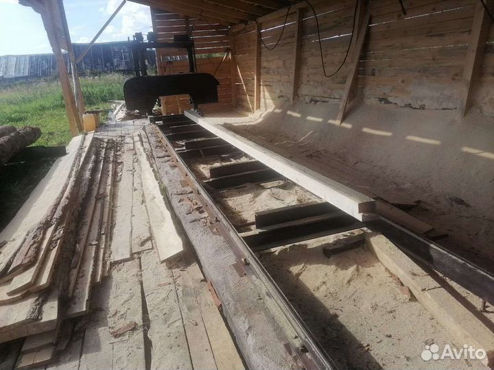 Доска обрезная, брус, горбыль