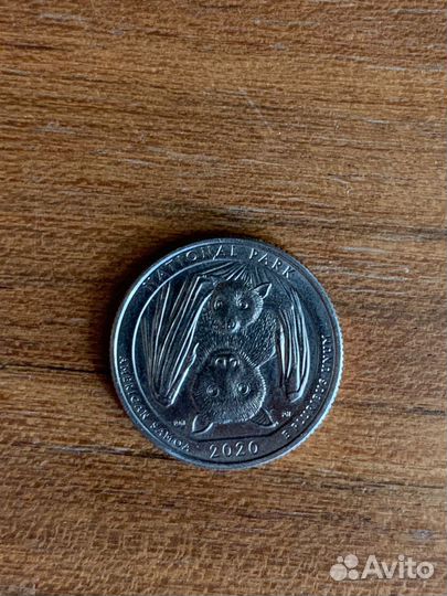 25 центов Нац. Парк Американского Самоа