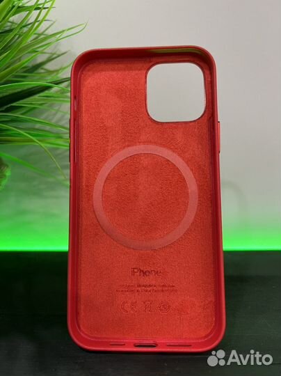 Чехол на iPhone 12 / 12 pro MagSafe кожа