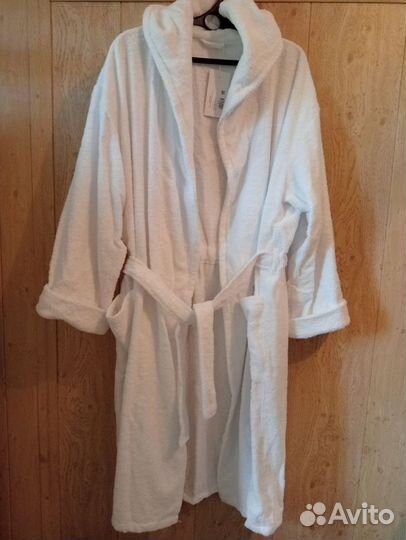 Халат банный махровый плотный хлопковый новый