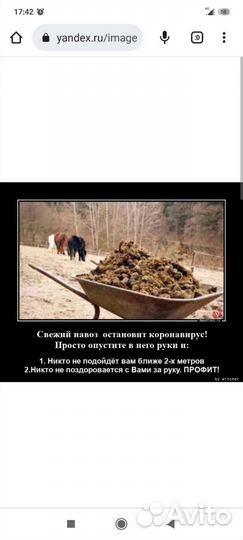 Навоз в мешках