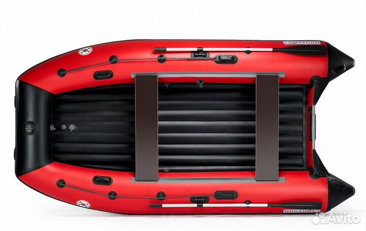 Лодка mishimo rapid 360 PRO (Красно-черный)