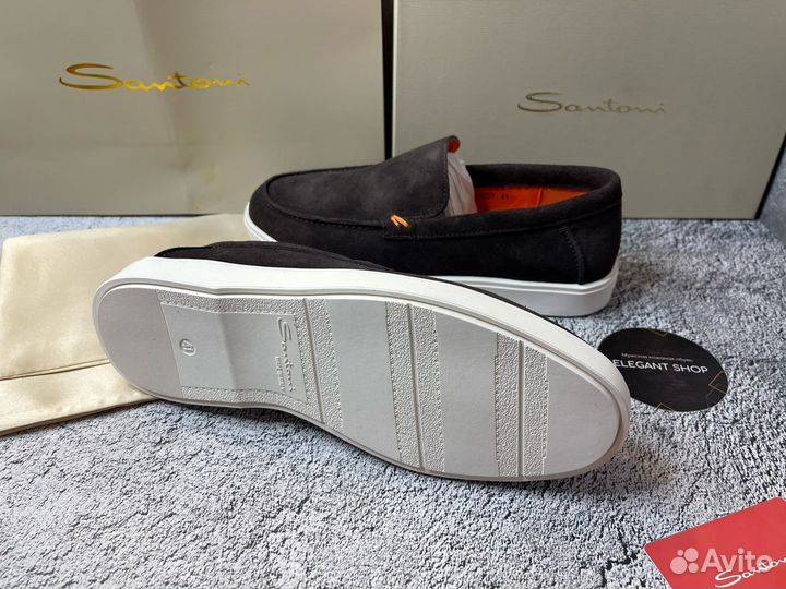 Лоферы Santoni мужские