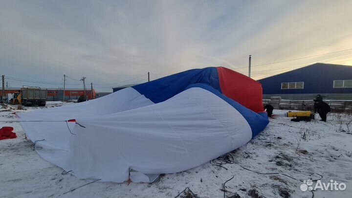 Зимняя надувная палатка