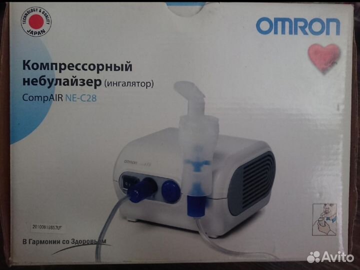 Ингалятор небулайзер omron ne c28