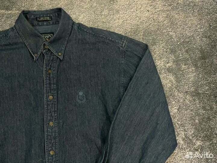 Джинсовая рубашка Chaps Ralph Lauren винтаж