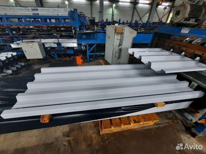 Профнастил оцинкованный окрашенный С-8 0,45х1150