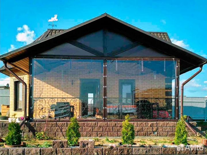 Пленка для мягких окон в отрез, производство окон