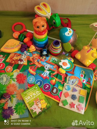 Развивающие игрушки от 1 года пакетом
