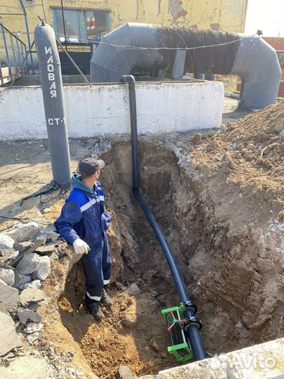 Сварка(пайка) полиэтиленовых (пнд) труб