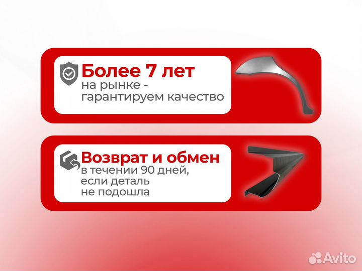 Ремонтные пороги и арки для Honda Набережные Челны