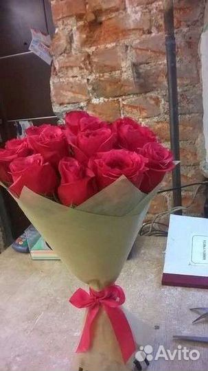 Цветы розы букет