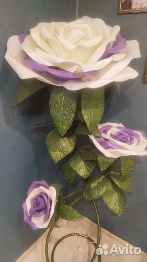 Роза ростовая светильник торшер подарок