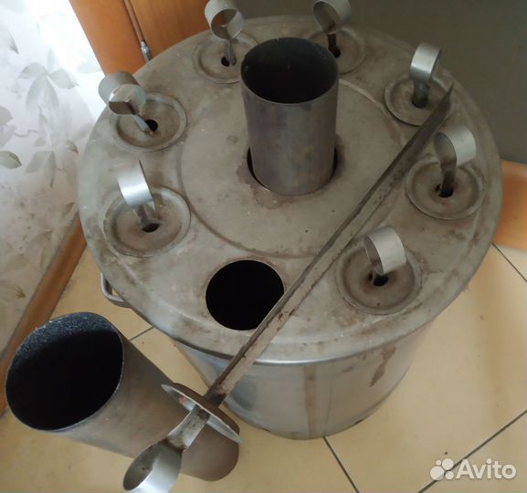 Шашлычница мангал печка самоварного тип нерж СССР