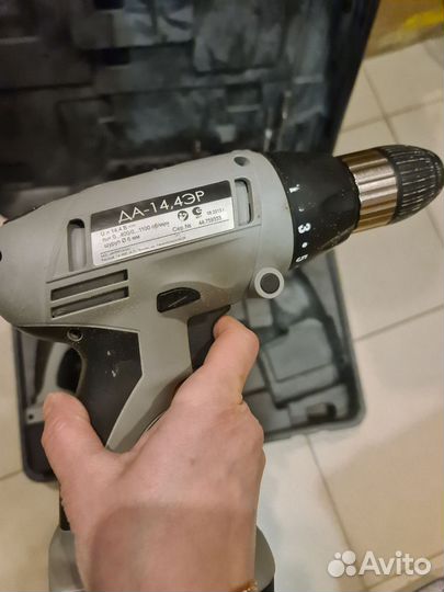 Дрель-шуруповерт интерскол да-14,4эр-Ф