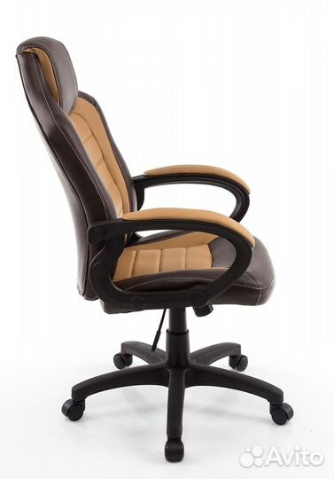 Компьютерное кресло Kadis коричневое - бежевое