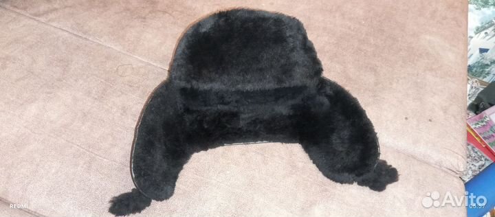 Шапка ушанка мужская овчина