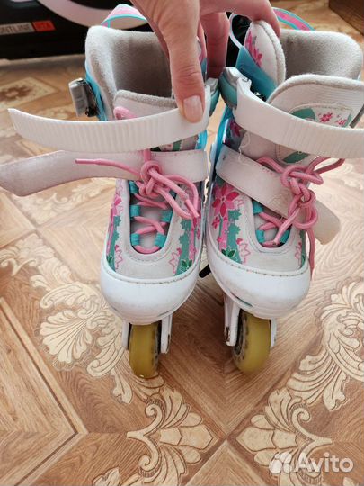 Роликовые коньки детские раздвижные