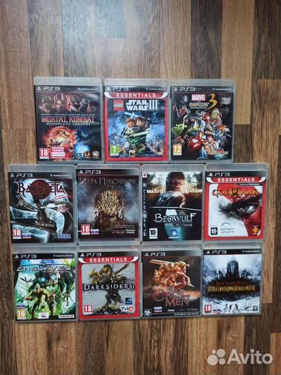 Игровые диски на ps3