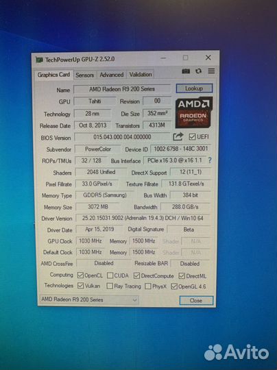 PowerColor Radeon R9 280x 3GB